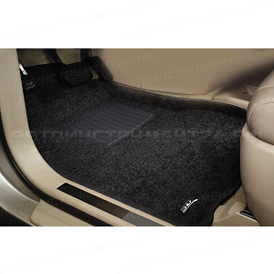 Коврики Lexus ES IV 2001-2006г 3D черный "Tufted"