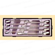 Набор трещоточных, комбинированных, дюймовых ключей 3/8"-3/4"с переключением. 8пр. 50813