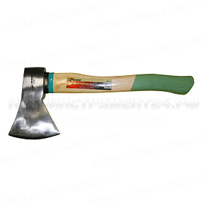 Топор 1250г кованый с деревянной ручкой SKRAB зеленый 20331