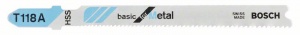 5 ЛОБЗИКОВЫХ ПИЛОК T 118 А Basic for Metal, HSS, 2608631013