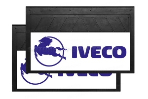 Брызговик 36х59см (IVECO) с светоотражающей белой основой