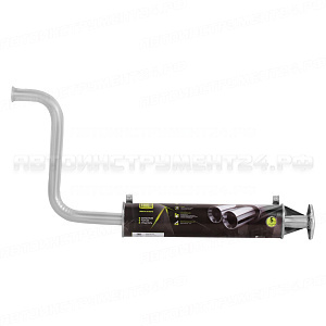 Глушитель для автомобилей Лада 21103 дополнительный (резонатор) (нержавеющая алюминизированная сталь) TRIALLI, EAM 0126