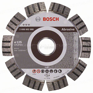 Алмазный диск Best for Abrasive125-22,23, 2608602680