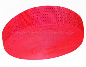 Лента бухта 75мм 6-12 тонн стяжки (ремня) крепления груза цена за 1м (100м)