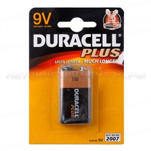 Элемент питания КРОНА: 6LR61-BC1 ALKALINE 9V DURACELL /1/10/30