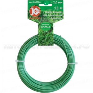 Леска "Калибр Круглая 2,0/15"