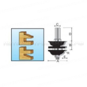 Комбинированные рамочные фрезы Makita D-11916