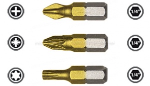 Биты, (XP-T15-25) T15 х 25 мм (2 шт.)