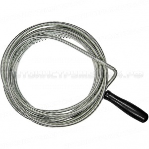 Трос для прочистки труб, L-3 м, D 6 мм. СИБРТЕХ