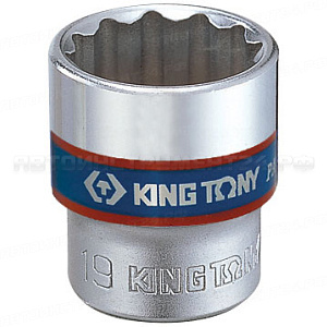 Головка торцевая стандартная двенадцатигранная 3/8";, 10 мм KING TONY 333010M