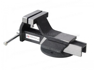 Тиски стальные с наковальней 3"-80мм Forsage F-6540703