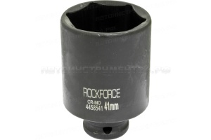 Головка торцевая 41мм 1/2" 6-гранная ударная удлиненная L=80мм ROCKFORCE