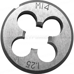 Плашка метрическая, легированная сталь М6х1,0 мм