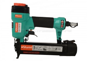 AU-1730-03 Пневмонейлер, 8,5 бар, ГВОЗДЬ длина 10-32 мм,d1.25х1.05 (18Ga), СМОТР.ОКНО Sturm!