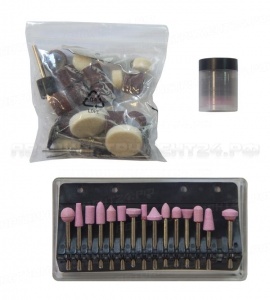 Набор аксессуаров для мини-дрелей, 80 предметов, в пластиковом кейсе Forsage F-GSK080