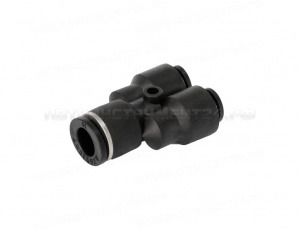 Фитинг Y-образный переходник трубки ПВХ 8*4*4 мм PUY8*4*4 (уп. 10 шт.)