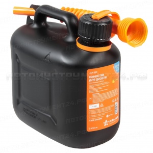Канистра 5 л пластиковая для дизеля, крышка с защитой от детей AIRLINE, ACF-5SD