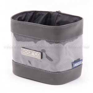 Органайзер на решётку вентиляции,прямоугольный, 13х12х8.5 см., серый