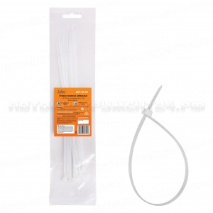 Стяжки (хомуты) кабельные 3,6*250 мм, пластиковые, белые, 10 шт. AIRLINE, ACT-N-07