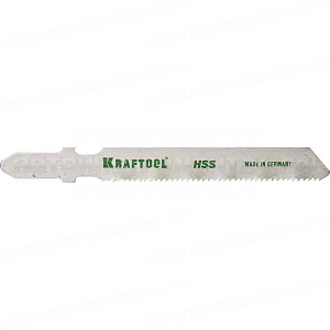 Полотна KRAFTOOL, T118A, для эл/лобзика, HSS, по металлу (1,5-2мм), EU-хвост., шаг 1,2мм, 55мм, 2шт