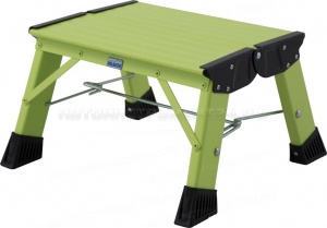 Подставка складная Treppy 2 ступ, зелёная Krause MONTO, 130365