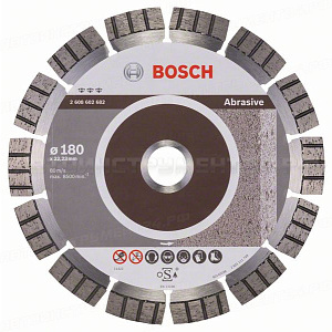Алмазный диск Best for Abrasive180-22,23, 2608602682