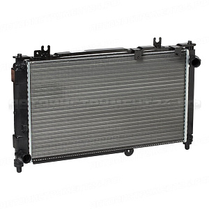 Радиатор охлаждения для а/м ВАЗ 2190 Гранта/Datsun on-Do A/C LUZAR, LRc 0192b