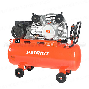 Компрессор PATRIOT PTR 80-450A, Ременной, 220В, 2.2 кВт, выход быстросъём, выход елочка 8 мм., 525306312