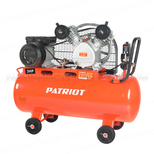 Компрессор PATRIOT PTR 80-450A, Ременной, 220В, 2.2 кВт, выход быстросъём, выход елочка 8 мм., 525306312