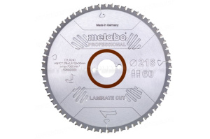 Пильн. диск LaminateCutProf 254x30 66FZ/TZ 0° Metabo