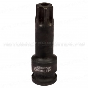 Головка ударная торцевая 1/2" DR внешний TORX T80 AIRLINE, ATAS031