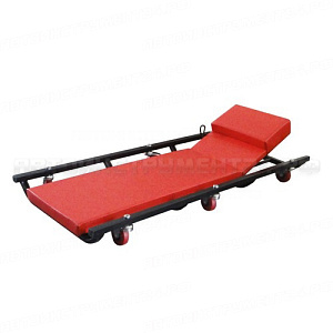 Лежак ремонтный TR6452 на колесах (1030x440x120мм) BIG RED /1 HIT
