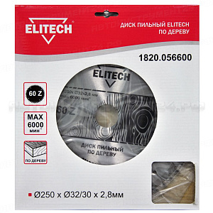 Пильный диск Elitech 1820.056600