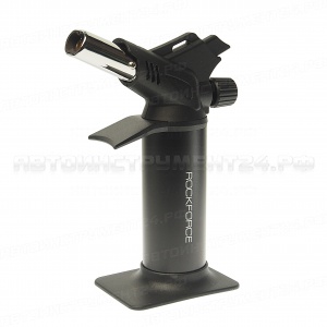 Горелка RF-190GS газовая с пьезорозжигом и двойным соплом, на подставке ROCKFORCE /1 NEW