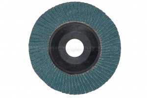 Круг лепестковый торцевой по нерж стали №338 d125 P40 Цирконий, 90 сегментов Профоснастка Эксперт