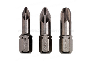 Набор бит pozidriv PZ 1/2/3 torsion (3 шт.) Metabo