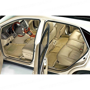 Коврики Mercedes-Benz GLK-Classe (X204) 2008 3D бежевый "Royal Magic Mat"