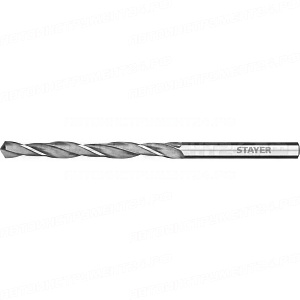 Сверло по металлу HSS-R, сталь М2(S6-5-2), STAYER Professional 29602-4.5, DIN 338, d=4,5 мм