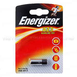 Элемент питания A23: E23A-BC1 ALKALINE (автобрелки) 12V ENERGIZER /1/10/100