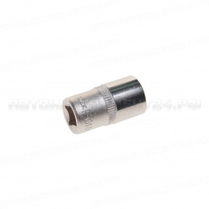 Головка торцевая 10мм 1/4" 12-гранная L=25мм ROCKFORCE RF-52910 /1/50