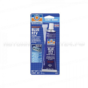 Формирователь прокладок "SENSOR SAFE BLUE RTV" силиконовый синий (от -60С до +260С) 85гр PERMATEX /1/12 HIT