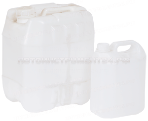 Канистра 5 литров пластмассовая (пищевая)