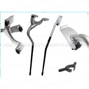 Набор инструментов для ручного монтажа/демонтажа грузовых шин (не снимая колеса) , 3 предмета Forsage F-903U5