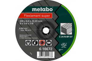 Круг обдирочный камень Flexiamant S 125x6,0 C24N Metabo