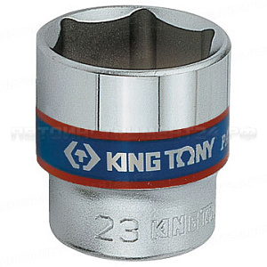 Головка торцевая стандартная шестигранная 3/8";, 8 мм KING TONY 333508M