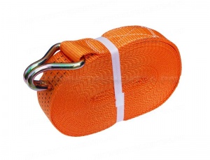 Лента с крючком (10м 50мм) 2,5-5 тонн стяжки (ремня) крепления груза 25 шт