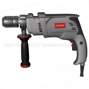 Дрель электрическая ударная 13мм, 0-3000об/мин, 0,9кВт, 220В/50Гц