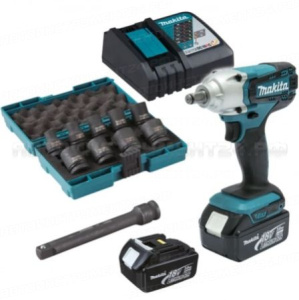 Аккумуляторный ударный гайковёрт Makita DTW190JX3