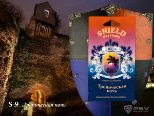 Ароматизатор воздуха подвесной (мембранный) "Shield perfume" Тропическая ночь (S-09) Fouette
