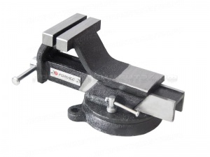 Тиски стальные поворотные с наковальней 8"-200мм Forsage F-6540808